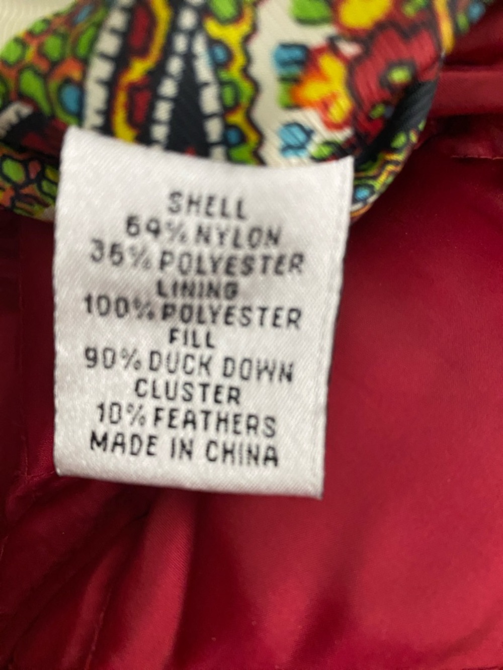 Talbots Woman Red Paisley-Lined Vest 1X - Picture 6 of 10